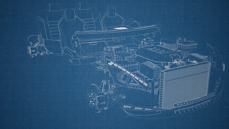 Motor-Und-Andere-Im-Auto-Sichtbare-Teile